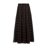 Olijfgroene Rok Model 2208 Aspesi , Brown , Dames