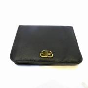 Pre-owned Leather wallets Balenciaga Vintage , Black , Heren