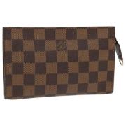 Pre-owned Canvas pouches Louis Vuitton Vintage , Brown , Dames