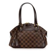 Pre-owned Canvas handbags Louis Vuitton Vintage , Brown , Dames