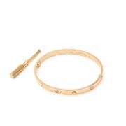 Pre-owned Metal bracelets Cartier Vintage , Pink , Dames