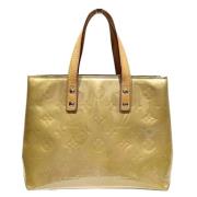 Pre-owned Leather handbags Louis Vuitton Vintage , Yellow , Dames