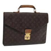 Pre-owned Canvas louis-vuitton-bags Louis Vuitton Vintage , Brown , Da...