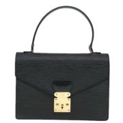 Pre-owned Leather louis-vuitton-bags Louis Vuitton Vintage , Black , D...