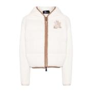 Witte Sweater met High Loft™ Details Moncler , White , Dames