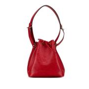 Pre-owned Leather shoulder-bags Louis Vuitton Vintage , Red , Dames