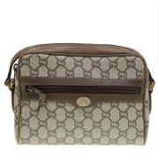 Pre-owned Canvas gucci-bags Gucci Vintage , Beige , Dames