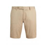 Slim Fit Stretch Chino Shorts Polo Ralph Lauren , Beige , Heren