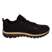 Gouden Sneakers Skechers , Black , Dames