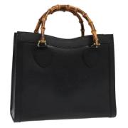 Pre-owned Leather gucci-bags Gucci Vintage , Black , Dames