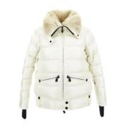 Witte Performance Style Jas Moncler , White , Dames