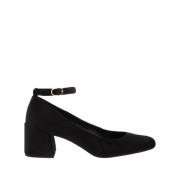 Antoine Velvet Pumps Alohas , Black , Dames