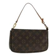 Pre-owned Canvas louis-vuitton-bags Louis Vuitton Vintage , Brown , Da...