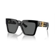 Stijlvolle zonnebril in Gb kleur Versace , Black , Dames