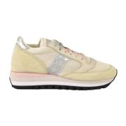 Stijlvolle Sneakers met Rubberen Zool Saucony , Beige , Dames