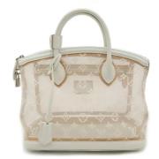 Pre-owned Canvas louis-vuitton-bags Louis Vuitton Vintage , White , Da...