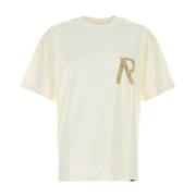 Ivoor Katoenen T-shirt Represent , Beige , Heren