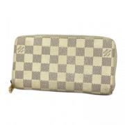 Pre-owned Fabric wallets Louis Vuitton Vintage , Beige , Dames