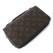 Pre-owned Canvas wallets Louis Vuitton Vintage , Gray , Dames