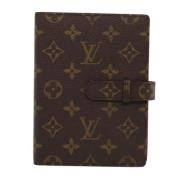 Pre-owned Canvas wallets Louis Vuitton Vintage , Brown , Unisex