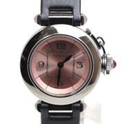 Pre-owned Metal watches Cartier Vintage , Pink , Dames