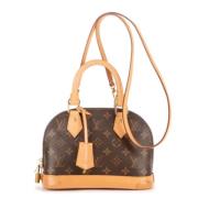 Pre-owned Canvas handbags Louis Vuitton Vintage , Brown , Dames