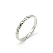 Pre-owned Metal rings Chanel Vintage , White , Dames