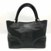 Pre-owned Leather handbags Loewe Pre-owned , Black , Dames