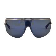 Stijlvolle plastic zonnebril Max Mara , Blue , Dames