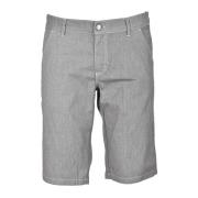 Katoen Elastaan Bermuda Shorts Bikkembergs , Beige , Heren