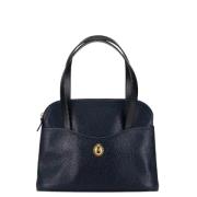 Pre-owned Leather totes Dior Vintage , Blue , Dames