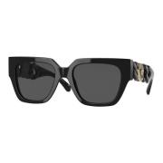 Stijlvolle zonnebril in Gb kleur Versace , Black , Dames