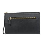 Pre-owned Leather clutches Salvatore Ferragamo Pre-owned , Black , Her...