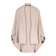 Poncho-Style Cardigan van Zuiver Kasjmier Windsor , Beige , Heren