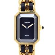 Pre-owned Metal watches Chanel Vintage , Black , Dames