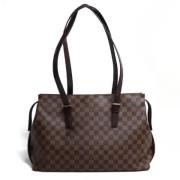 Pre-owned Canvas shoulder-bags Louis Vuitton Vintage , Brown , Dames