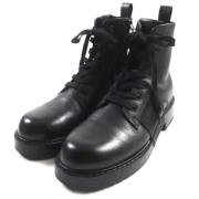 Pre-owned Leather boots Valentino Vintage , Black , Heren