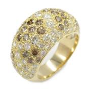 Pre-owned Fabric rings Cartier Vintage , Yellow , Dames