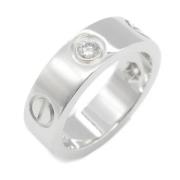 Pre-owned Metal rings Cartier Vintage , Gray , Dames