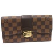 Pre-owned Canvas wallets Louis Vuitton Vintage , Brown , Dames