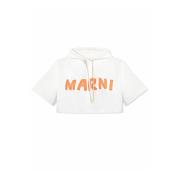 Stijlvolle Sweatshirt voor Mannen Marni , White , Dames