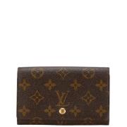 Pre-owned Canvas wallets Louis Vuitton Vintage , Brown , Dames