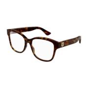 Stijlvolle Zwarte Zonnebril Gucci , Brown , Unisex