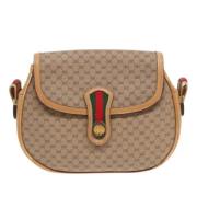 Pre-owned Canvas gucci-bags Gucci Vintage , Beige , Dames