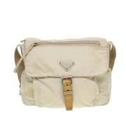 Pre-owned Canvas prada-bags Prada Vintage , Beige , Dames