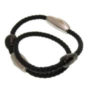 Pre-owned Metal bracelets Hermès Vintage , Black , Dames