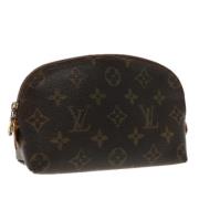 Pre-owned Canvas pouches Louis Vuitton Vintage , Brown , Dames