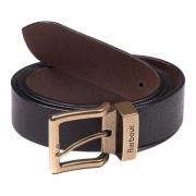 Bruine leren riem Blakey Barbour , Brown , Heren