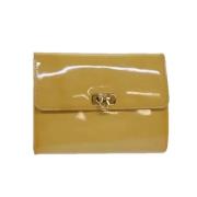 Pre-owned Fabric pouches Salvatore Ferragamo Pre-owned , Yellow , Dame...