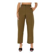 Khaki Straight Leg Damesbroek Fay , Green , Dames